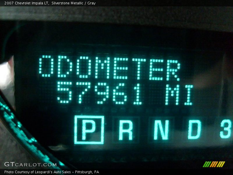 Silverstone Metallic / Gray 2007 Chevrolet Impala LT