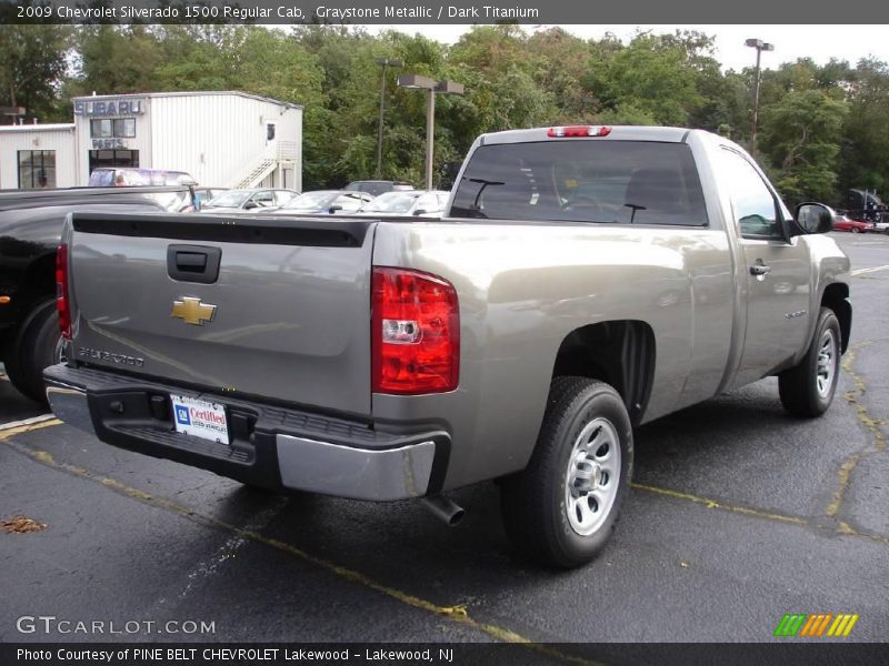 Graystone Metallic / Dark Titanium 2009 Chevrolet Silverado 1500 Regular Cab