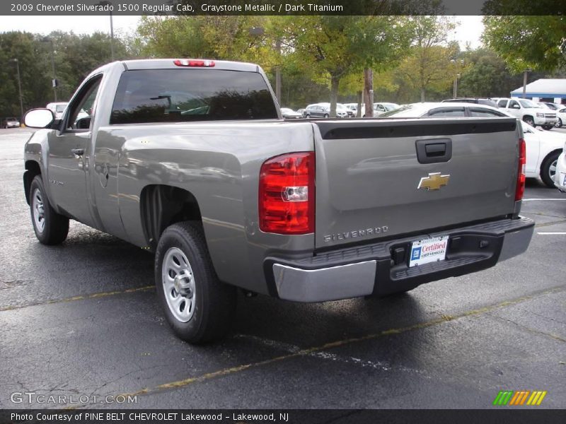 Graystone Metallic / Dark Titanium 2009 Chevrolet Silverado 1500 Regular Cab