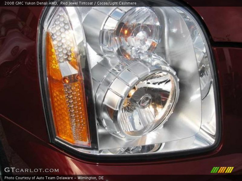 Red Jewel Tintcoat / Cocoa/Light Cashmere 2008 GMC Yukon Denali AWD