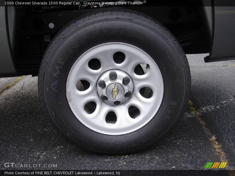 Graystone Metallic / Dark Titanium 2009 Chevrolet Silverado 1500 Regular Cab