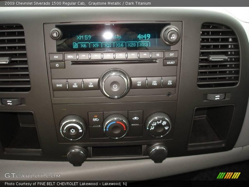 Graystone Metallic / Dark Titanium 2009 Chevrolet Silverado 1500 Regular Cab