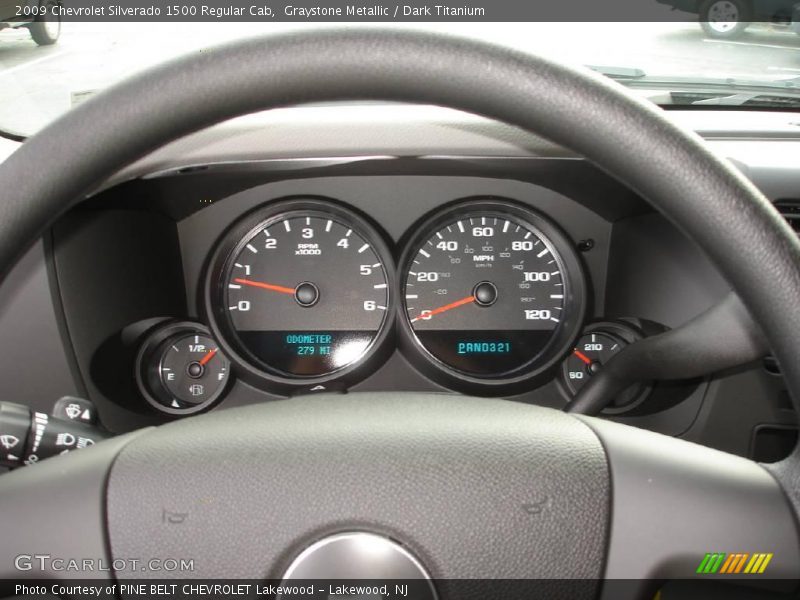 Graystone Metallic / Dark Titanium 2009 Chevrolet Silverado 1500 Regular Cab