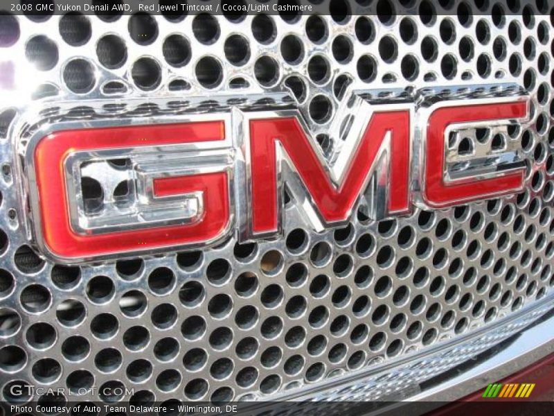 Red Jewel Tintcoat / Cocoa/Light Cashmere 2008 GMC Yukon Denali AWD