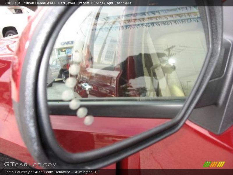 Red Jewel Tintcoat / Cocoa/Light Cashmere 2008 GMC Yukon Denali AWD