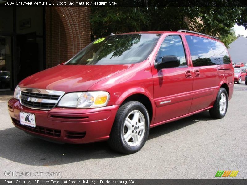 Sport Red Metallic / Medium Gray 2004 Chevrolet Venture LT