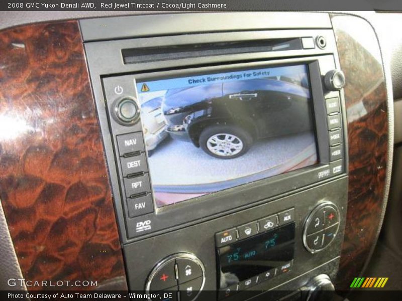 Red Jewel Tintcoat / Cocoa/Light Cashmere 2008 GMC Yukon Denali AWD
