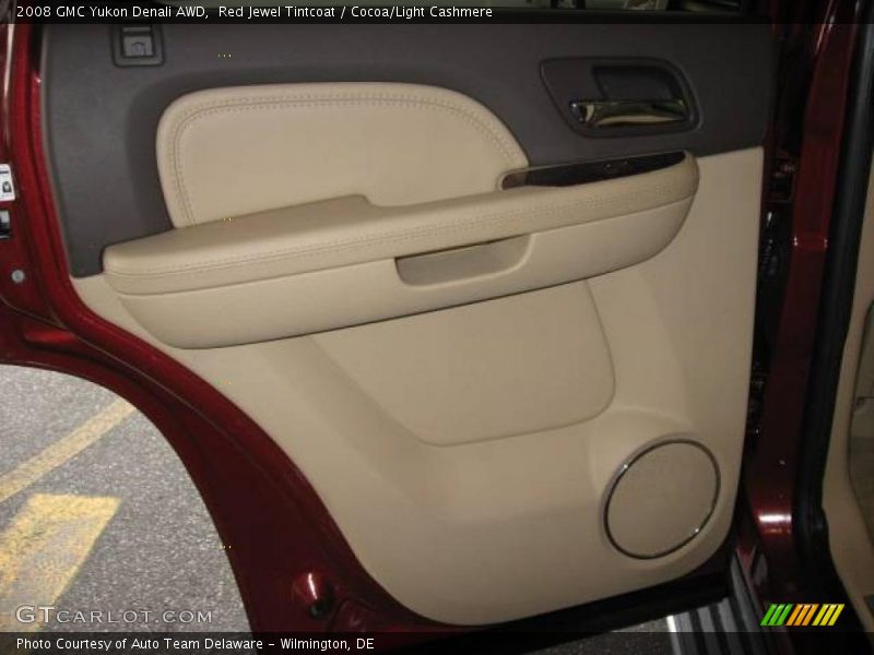 Red Jewel Tintcoat / Cocoa/Light Cashmere 2008 GMC Yukon Denali AWD