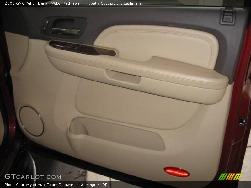 Red Jewel Tintcoat / Cocoa/Light Cashmere 2008 GMC Yukon Denali AWD