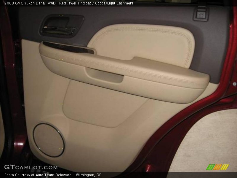 Red Jewel Tintcoat / Cocoa/Light Cashmere 2008 GMC Yukon Denali AWD