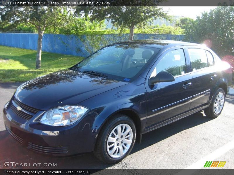 Imperial Blue Metallic / Gray 2010 Chevrolet Cobalt LS Sedan