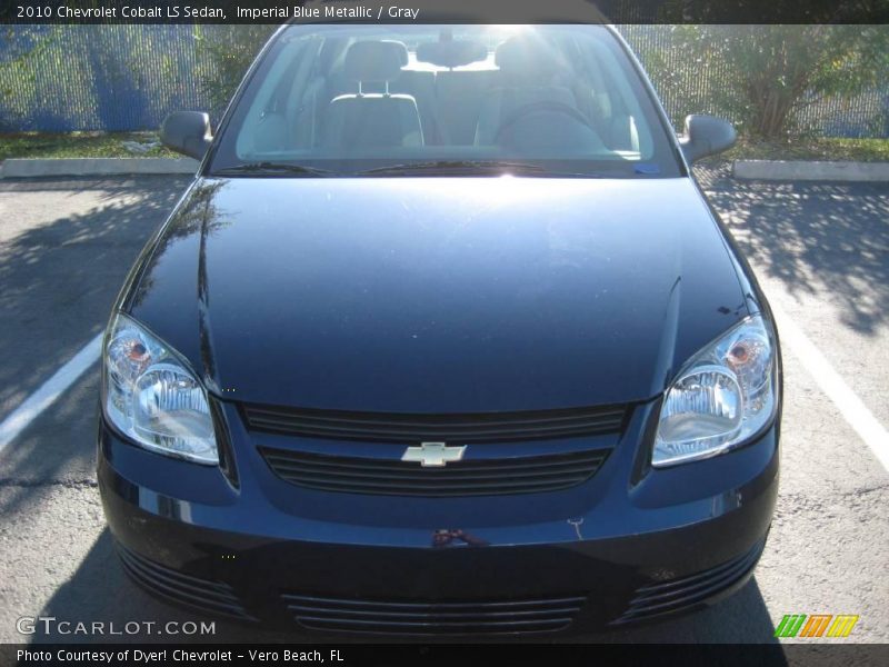 Imperial Blue Metallic / Gray 2010 Chevrolet Cobalt LS Sedan