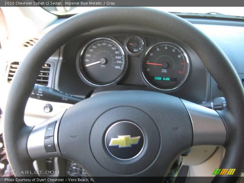 Imperial Blue Metallic / Gray 2010 Chevrolet Cobalt LS Sedan