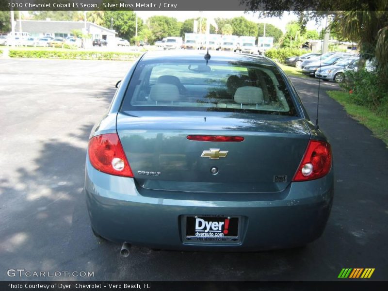 Silver Moss Metallic / Gray 2010 Chevrolet Cobalt LS Sedan