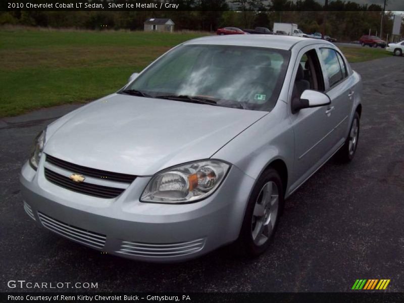 Silver Ice Metallic / Gray 2010 Chevrolet Cobalt LT Sedan