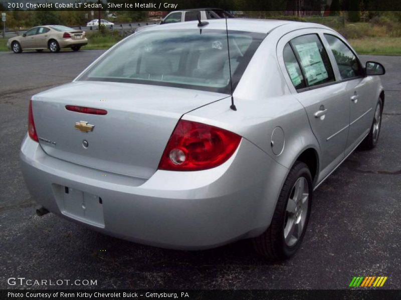 Silver Ice Metallic / Gray 2010 Chevrolet Cobalt LT Sedan