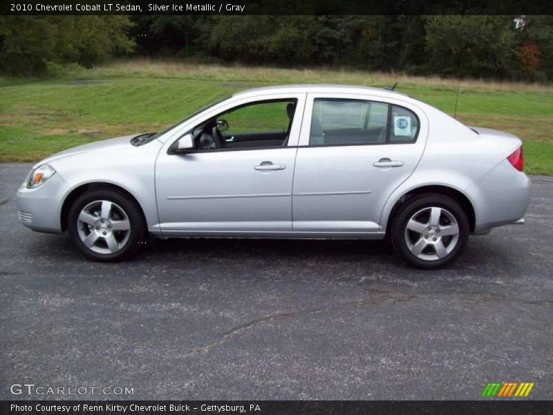 Silver Ice Metallic / Gray 2010 Chevrolet Cobalt LT Sedan