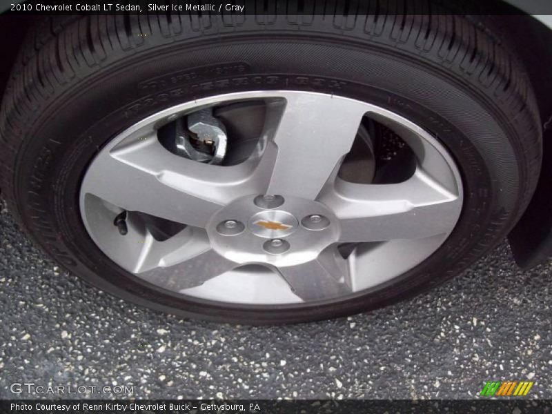 Silver Ice Metallic / Gray 2010 Chevrolet Cobalt LT Sedan