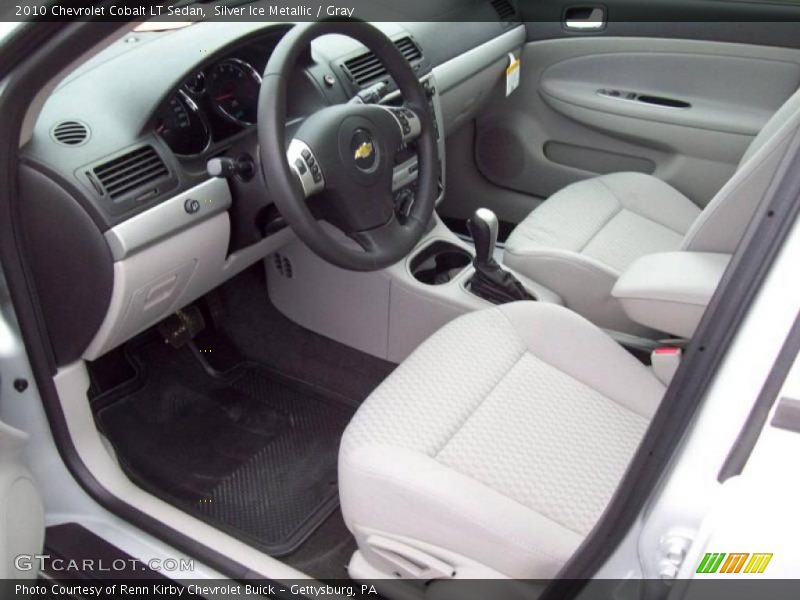 Silver Ice Metallic / Gray 2010 Chevrolet Cobalt LT Sedan