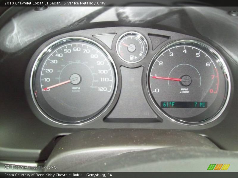 Silver Ice Metallic / Gray 2010 Chevrolet Cobalt LT Sedan