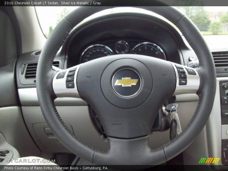 Silver Ice Metallic / Gray 2010 Chevrolet Cobalt LT Sedan
