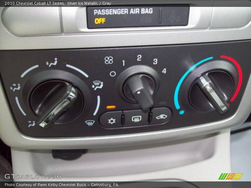 Silver Ice Metallic / Gray 2010 Chevrolet Cobalt LT Sedan