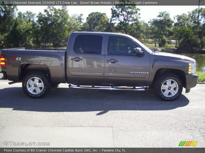 Desert Brown Metallic / Ebony Black/Light Cashmere 2008 Chevrolet Silverado 2500HD LTZ Crew Cab