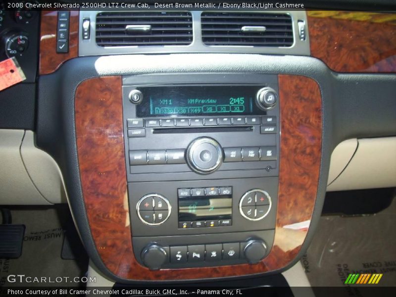 Desert Brown Metallic / Ebony Black/Light Cashmere 2008 Chevrolet Silverado 2500HD LTZ Crew Cab