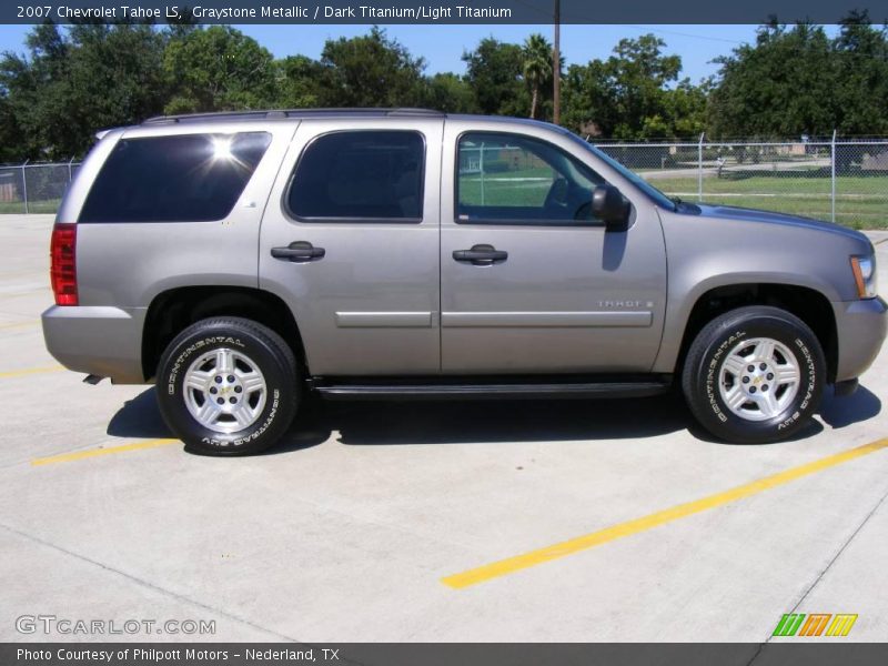 Graystone Metallic / Dark Titanium/Light Titanium 2007 Chevrolet Tahoe LS
