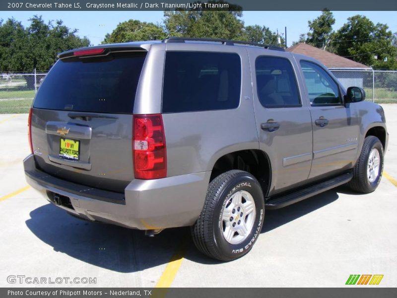 Graystone Metallic / Dark Titanium/Light Titanium 2007 Chevrolet Tahoe LS