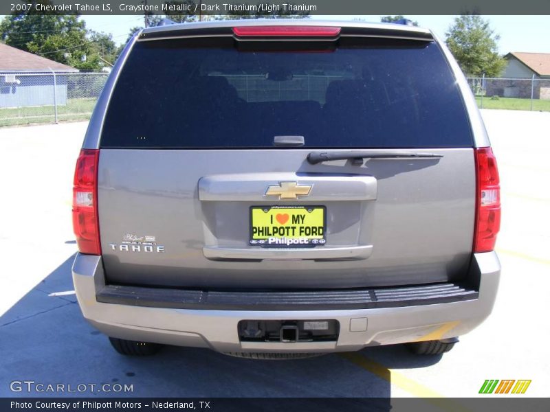 Graystone Metallic / Dark Titanium/Light Titanium 2007 Chevrolet Tahoe LS
