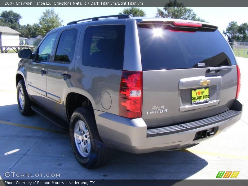 Graystone Metallic / Dark Titanium/Light Titanium 2007 Chevrolet Tahoe LS