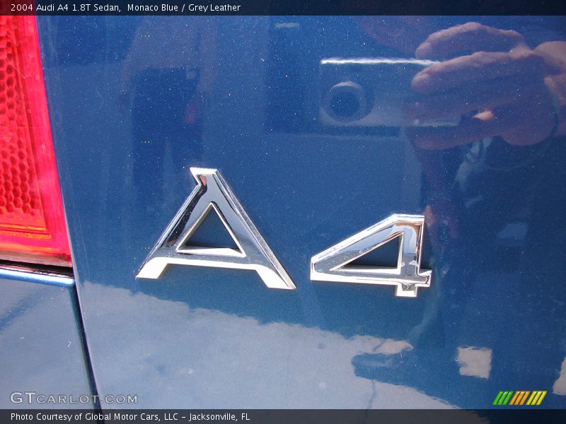 Monaco Blue / Grey Leather 2004 Audi A4 1.8T Sedan