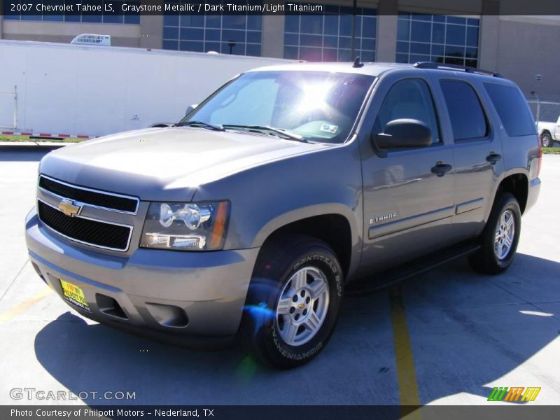 Graystone Metallic / Dark Titanium/Light Titanium 2007 Chevrolet Tahoe LS