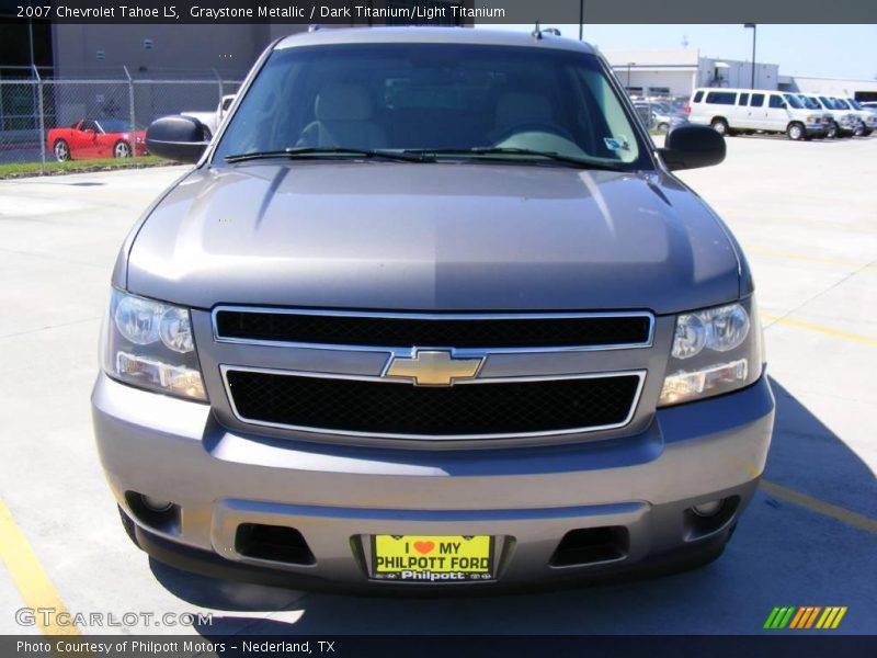 Graystone Metallic / Dark Titanium/Light Titanium 2007 Chevrolet Tahoe LS