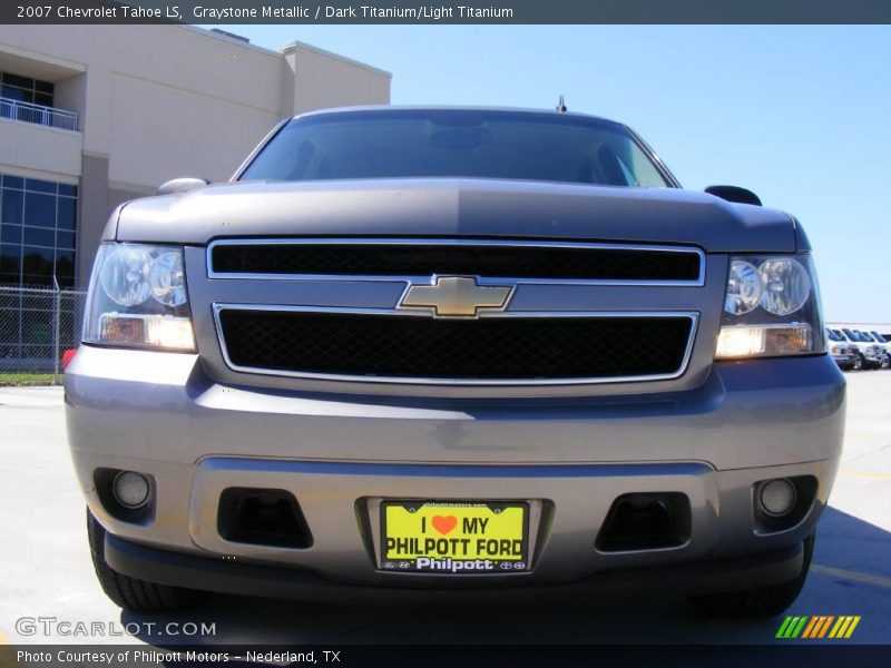 Graystone Metallic / Dark Titanium/Light Titanium 2007 Chevrolet Tahoe LS