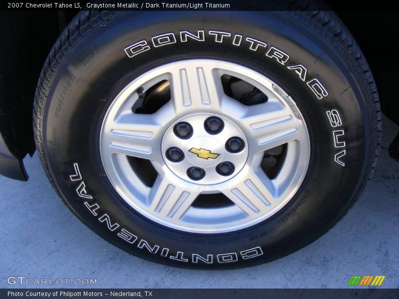 Graystone Metallic / Dark Titanium/Light Titanium 2007 Chevrolet Tahoe LS