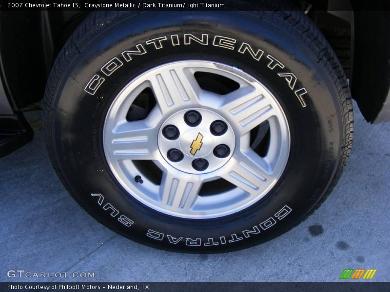 Graystone Metallic / Dark Titanium/Light Titanium 2007 Chevrolet Tahoe LS