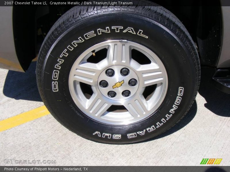 Graystone Metallic / Dark Titanium/Light Titanium 2007 Chevrolet Tahoe LS