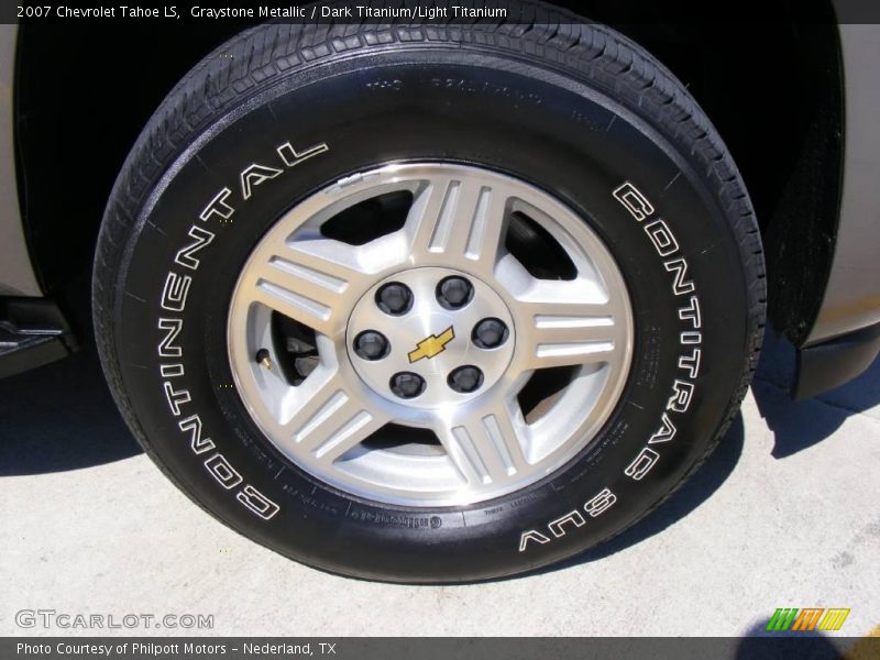 Graystone Metallic / Dark Titanium/Light Titanium 2007 Chevrolet Tahoe LS