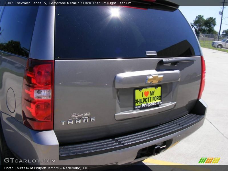 Graystone Metallic / Dark Titanium/Light Titanium 2007 Chevrolet Tahoe LS