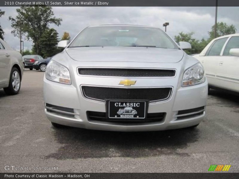 Silver Ice Metallic / Ebony 2010 Chevrolet Malibu LT Sedan