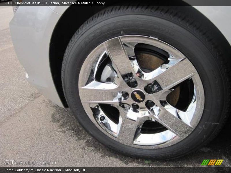Silver Ice Metallic / Ebony 2010 Chevrolet Malibu LT Sedan