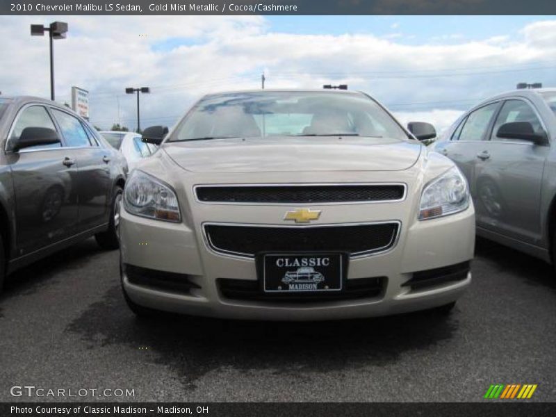 Gold Mist Metallic / Cocoa/Cashmere 2010 Chevrolet Malibu LS Sedan