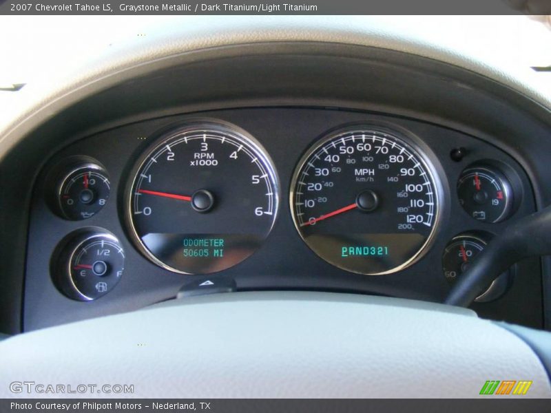 Graystone Metallic / Dark Titanium/Light Titanium 2007 Chevrolet Tahoe LS