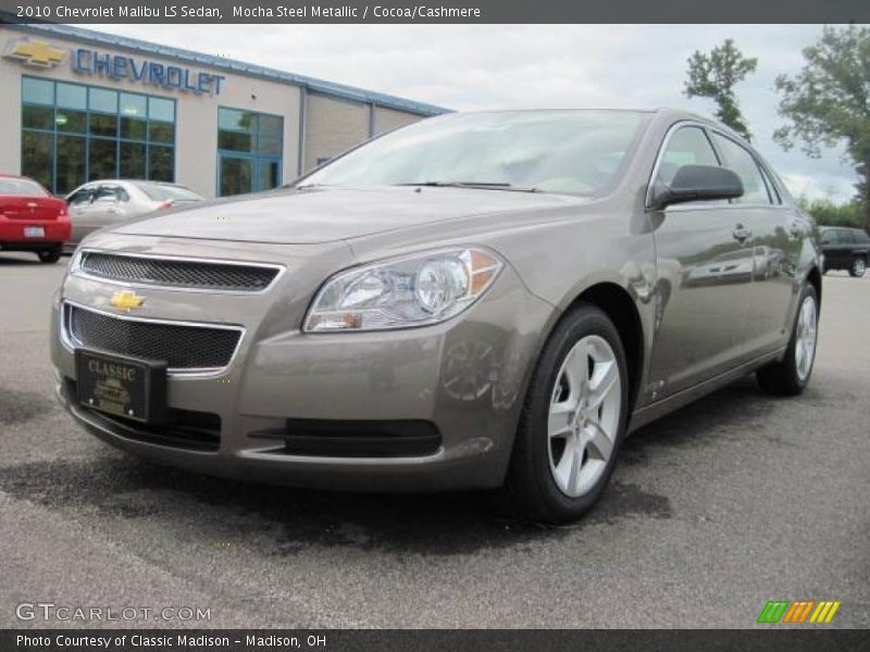 Mocha Steel Metallic / Cocoa/Cashmere 2010 Chevrolet Malibu LS Sedan