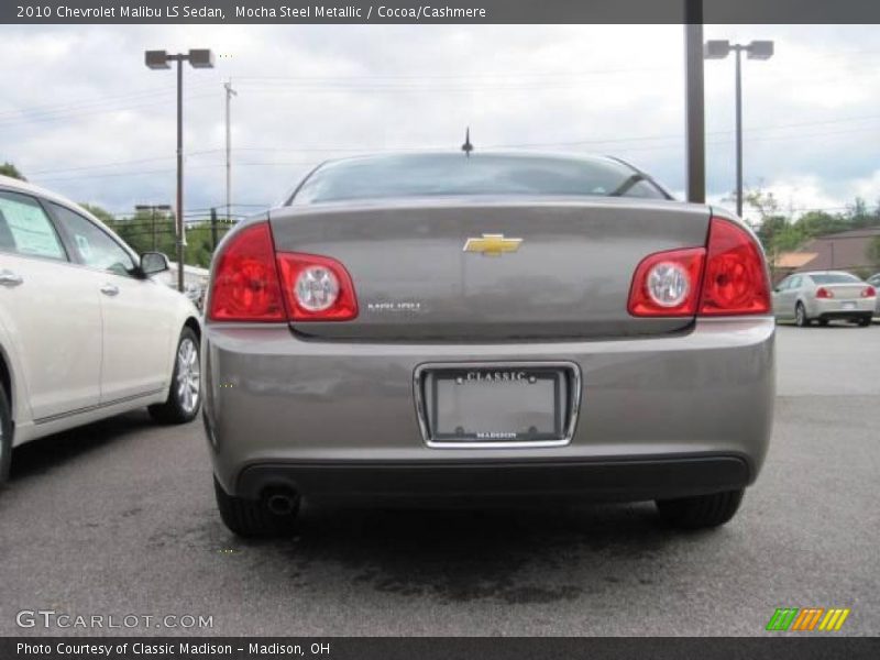 Mocha Steel Metallic / Cocoa/Cashmere 2010 Chevrolet Malibu LS Sedan