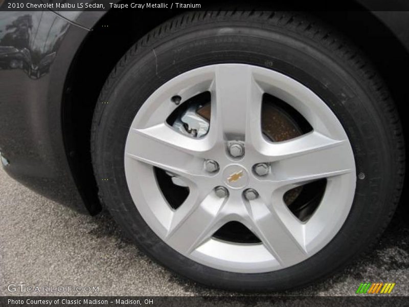 Taupe Gray Metallic / Titanium 2010 Chevrolet Malibu LS Sedan
