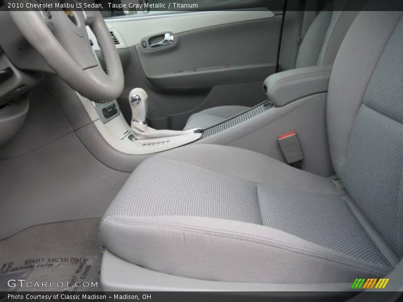 Taupe Gray Metallic / Titanium 2010 Chevrolet Malibu LS Sedan