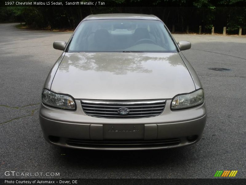 Sandrift Metallic / Tan 1997 Chevrolet Malibu LS Sedan
